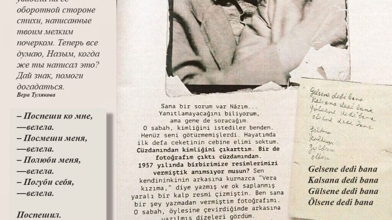 Gelsene Dedi bana Nazım Hikmet