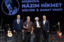 Nâzım Hikmet Dostluk Ödüllerin sahipleri Mim Melih Güneş ve Nataliya Rumyantseva